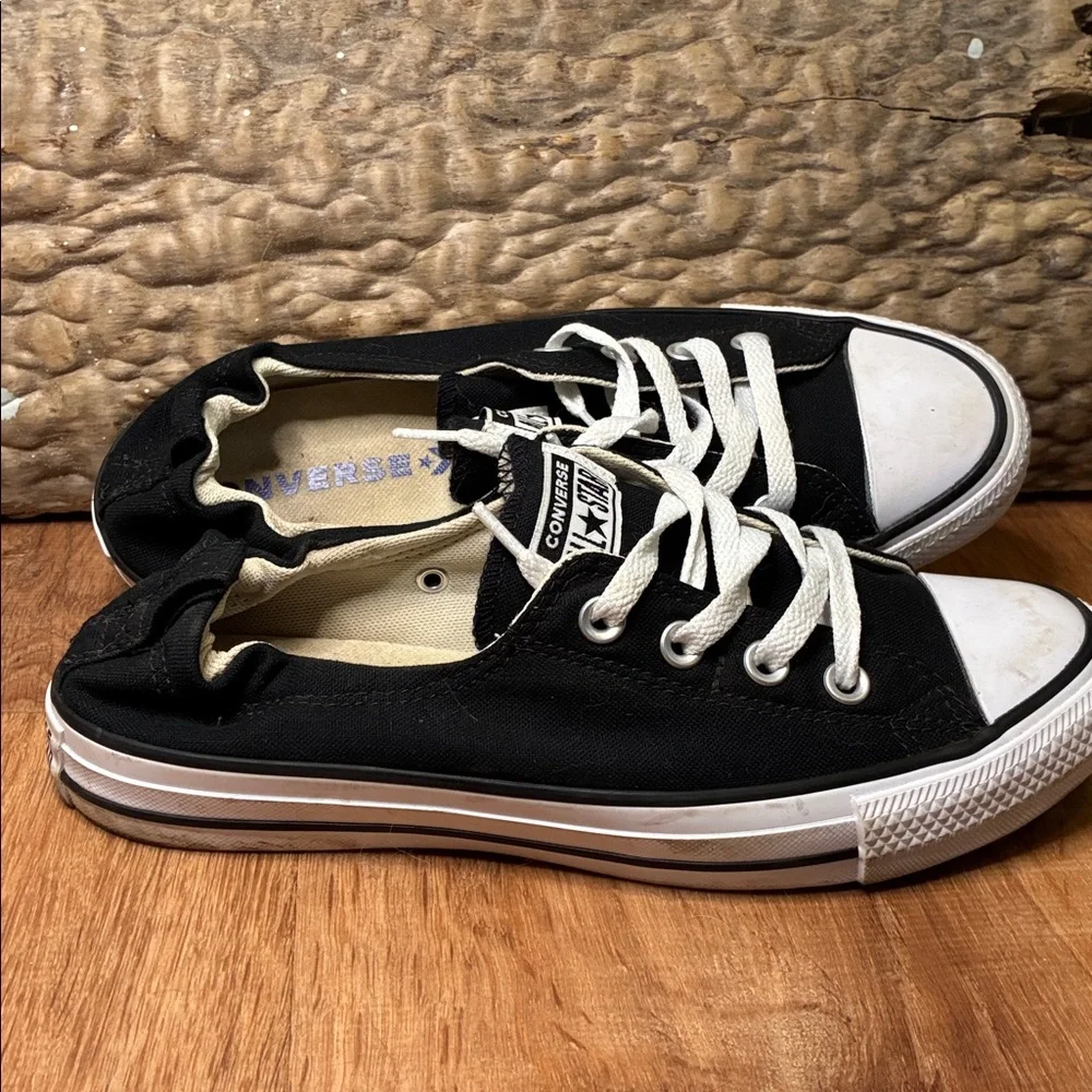 Converse Chuck Taylor All Star Shoreline Slip On Sneakers Black Women’s 9.5 - Picture 6 of 8